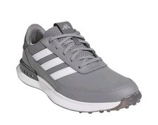 Adidas Men's Golf Shoes S2G 24 Leather Spikeless Shoe for Men - Grey/Wht Sz 9.5