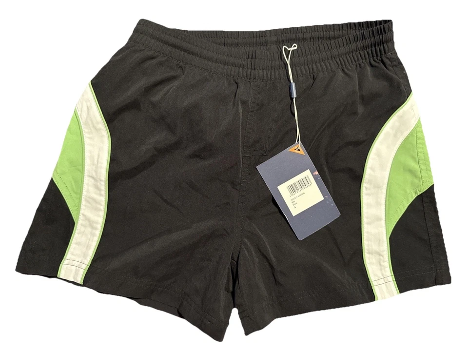 Chiemsee Badeshorts, Schwarz /grün, Gr. S Neu mit Etikett