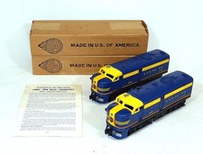 Postwar Lionel 204 Santa Fe Alco AA Diesel From 1957~w/Brick OB's & Instructions