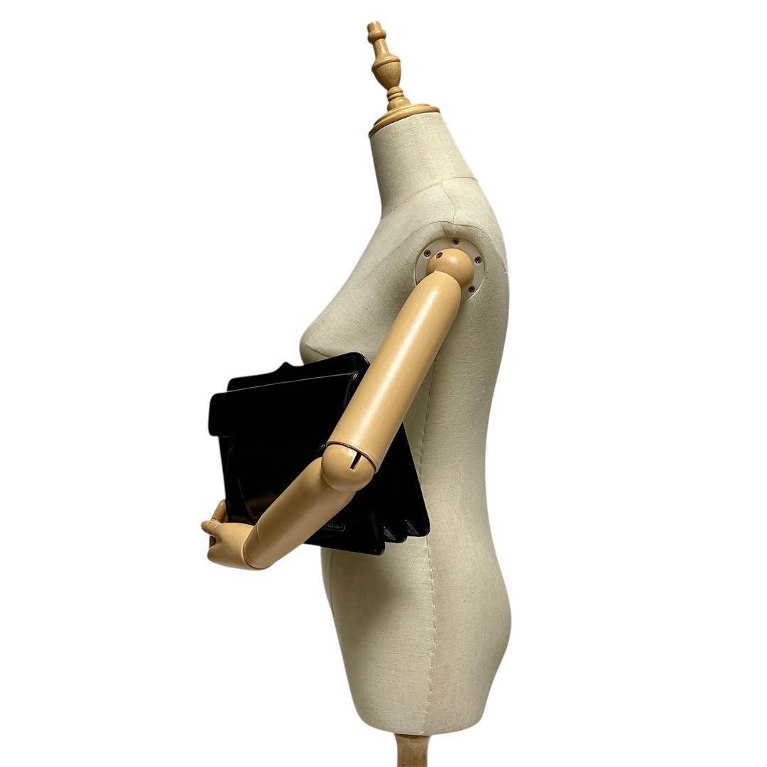 Autentica pochette s borsa in pelle Yves Saint Laurent nera per uomo