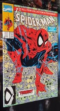 Spider-Man #1 1990 Marvel Todd McFarlane Torment Part 1 Silver Cover 1st Print
