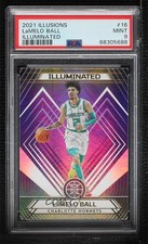 2021-22 Panini Illusions Illuminated LaMelo Ball #16 PSA 9 MINT 02v3