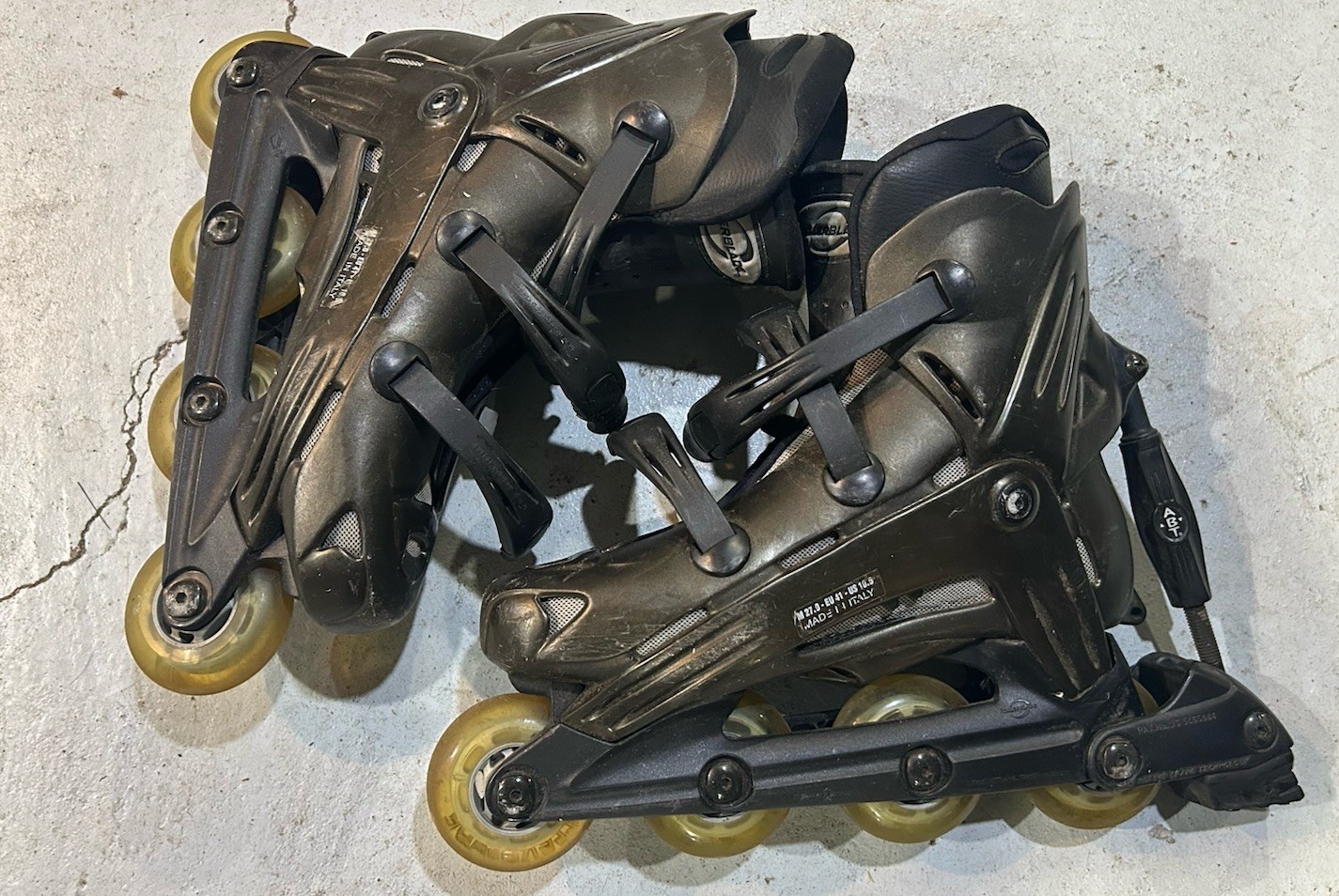 Rollerblade Viablade Parkway Inline Skates Triforce Black Men’s Size 10.5 US