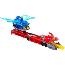 Hot Wheels City Hot Wheels ultimativer 2-in-1 Drachentransporter und 2 Spielzeug
