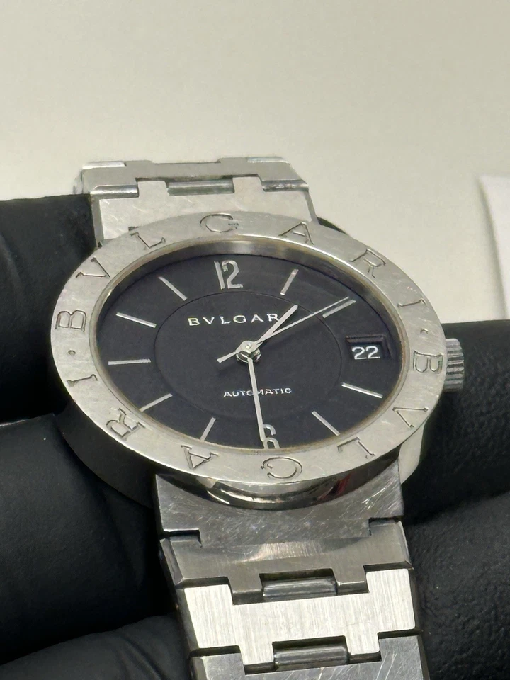 Bvlgari Bvlgari BB33SS Automático 21 Joyas Cal. Reloj 220 Fecha Hecho en Suiza 33mm Foto 4 de 4