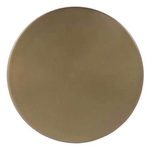 Butler Specialty Company Alisa 10 in. W Round Metal Pedestal End Table - Gold - Picture 3 of 4