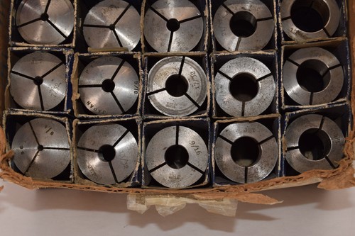 (Lot 25) JET 5C Collet Assorted Sizes 3/16, 1/2, 17/32, 3/4, 5/16, 13/16 - Foto 5 di 13
