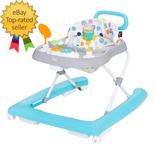 Trend plus 2-In-1 Activity Walker with Deluxe Removable Toys Walk-Behind