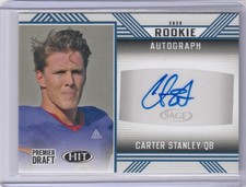 * CARTER STANLEY * 2020 SAGE PREMIER DRAFT HIT AUTO RC