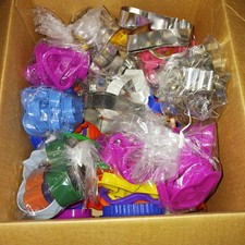 Huge Lot of Cookie Cutters Plastic Christmas, Easter, Numbers, Letters, over 75