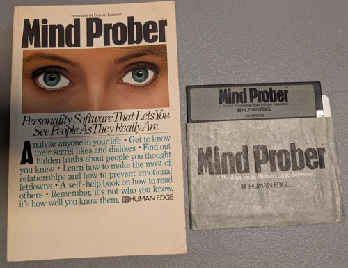 Mind Prober Book and Software - Commodore 64