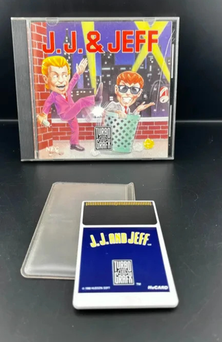 Tested & Working!! JJ & Jeff - Complete w/ Manual & Sleeve - Turbografx 16 - Picture 1 of 3