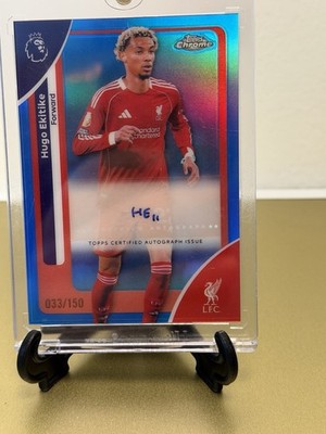 ひ*ろ様 Topps Chrome EKITIKE auto サインROOKIE 2025-26 Topps Chrome Premier League - Autographs Hugo Ekitike #CA