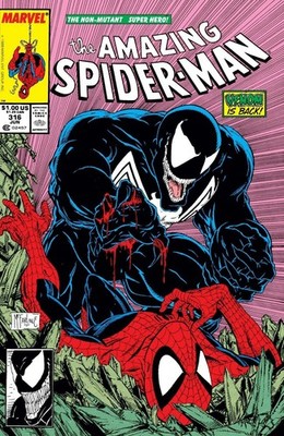 AMAZING SPIDER-MAN #316 COMIC BOOK COVER Poster print 11''x17''