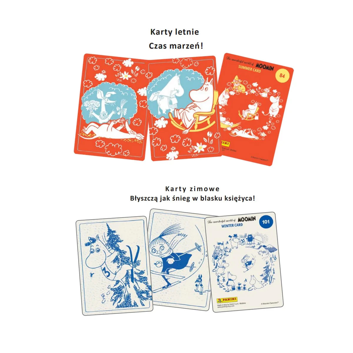 Panini MOOMIN STARTER PACK - Empty Album + 3 Sachets x 8 Cards