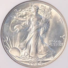 1934 P Walking Liberty Half Dollar, NGC AU58, Incredible for the Grade, Luster!