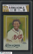 Ronald Acuna Jr 2020 Topps Allen & Ginter Chrome Gold Refractor /50 HGA 9