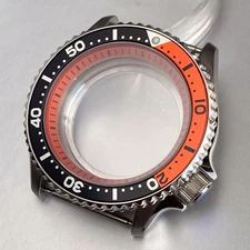 Tandorio New 41mm Watch Case Parts Sapphire Glass Fit NH34A NH35A NH36 SKX007