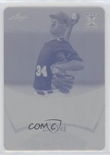 2021 Leaf Draft Base Auto Printing Plate Magenta 1/1 Irving Carter #BA-IC1 11ur