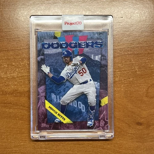 2021 Topps Project 70 by Ben Baller - Mookie Betts #1 Los Angeles Dodgers