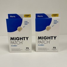 Hero Mighty Patch 72ct x 2 Packs - Hydrocolloid Acne Treatment Pimple Patches