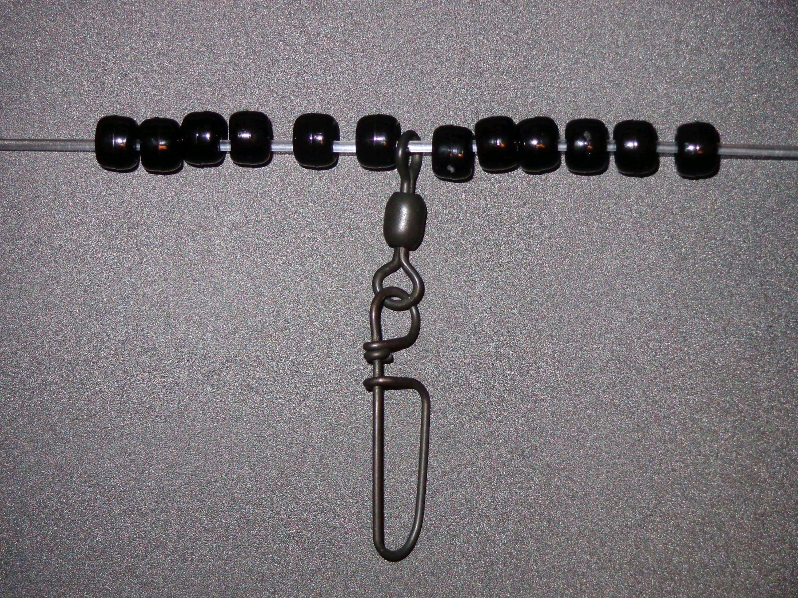 6Ft Shark Fishing Leader, 13/0 Inline Circle Hook, Black Cable/Mono, Handmade