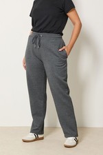 Image of Yours Curve Women's Plus Size Tie Straight Leg Joggers
