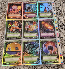 Yu Yu Hakusho TCG Trading Card Game Uncut Sheet Section Holo Cards Ghost Files