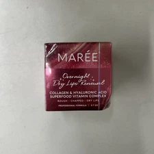 Maree Overnight Dry Lips Renewal Collagen & Hyaluronic Acid 0.7 Oz