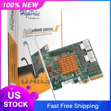 New In Box HIGHPOINT RocketRAID 2680SGL RAID Controller PCI-E x4 8-Port