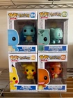 Funko Pop! Vinyl Figures Pokémon Squirtle Bulbasaur Pikachu Charmander Set of 4