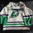 FHL Game Worn Used Hockey Jersey Danbury Whalers Chris Clark AHL ECHL