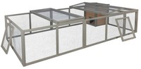 Kerbl Freilaufgehege Luna 230 X 115 X 59 Cm Mit Unterschlupf Auslauf Kaninchen