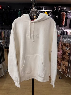 トップス supreme Box Logo Hooded Sweatshirt23FW Supreme Box Logo Hooded Sweatshirt (FW23) White Men's - FW23 - US