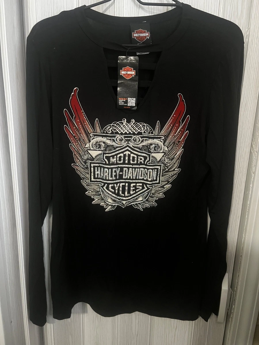 Harley-Davidson Long Sleeve Tops for Women for sale | eBay