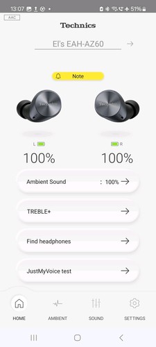 Genuine - Technics EAH-AZ60 - EARBUDS ONLY - Silver (READ DESCRIPTION) - Picture 2 of 8