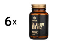6 X Grassberg Selenium 100 Mcg (60 Caps) (33,98 Eur/Kg)