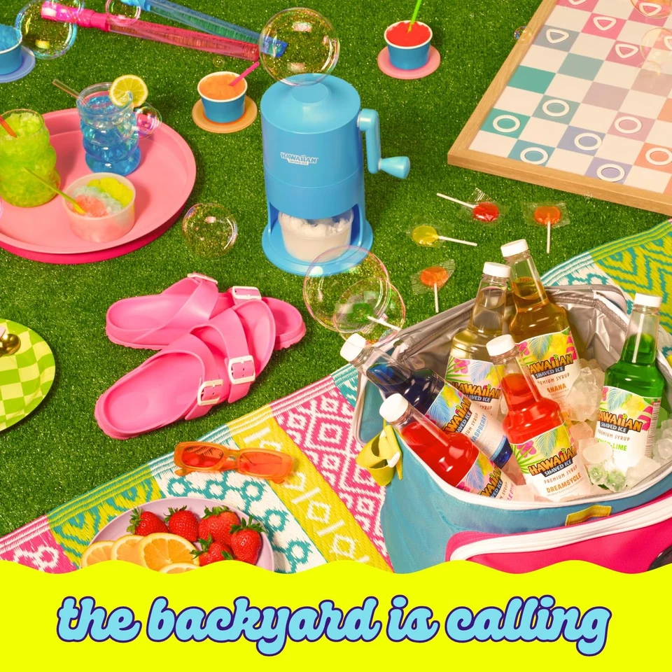 Kit de máquina de hielo afeitado HomePro, 3-16 oz. Jarabe Sabores Cereza, Uva, Ras Azul... Foto 4 de 4