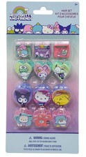 Hello Kitty and Friends Hair Accessories Set, 12 Pack Decorative Claw Clips, ...