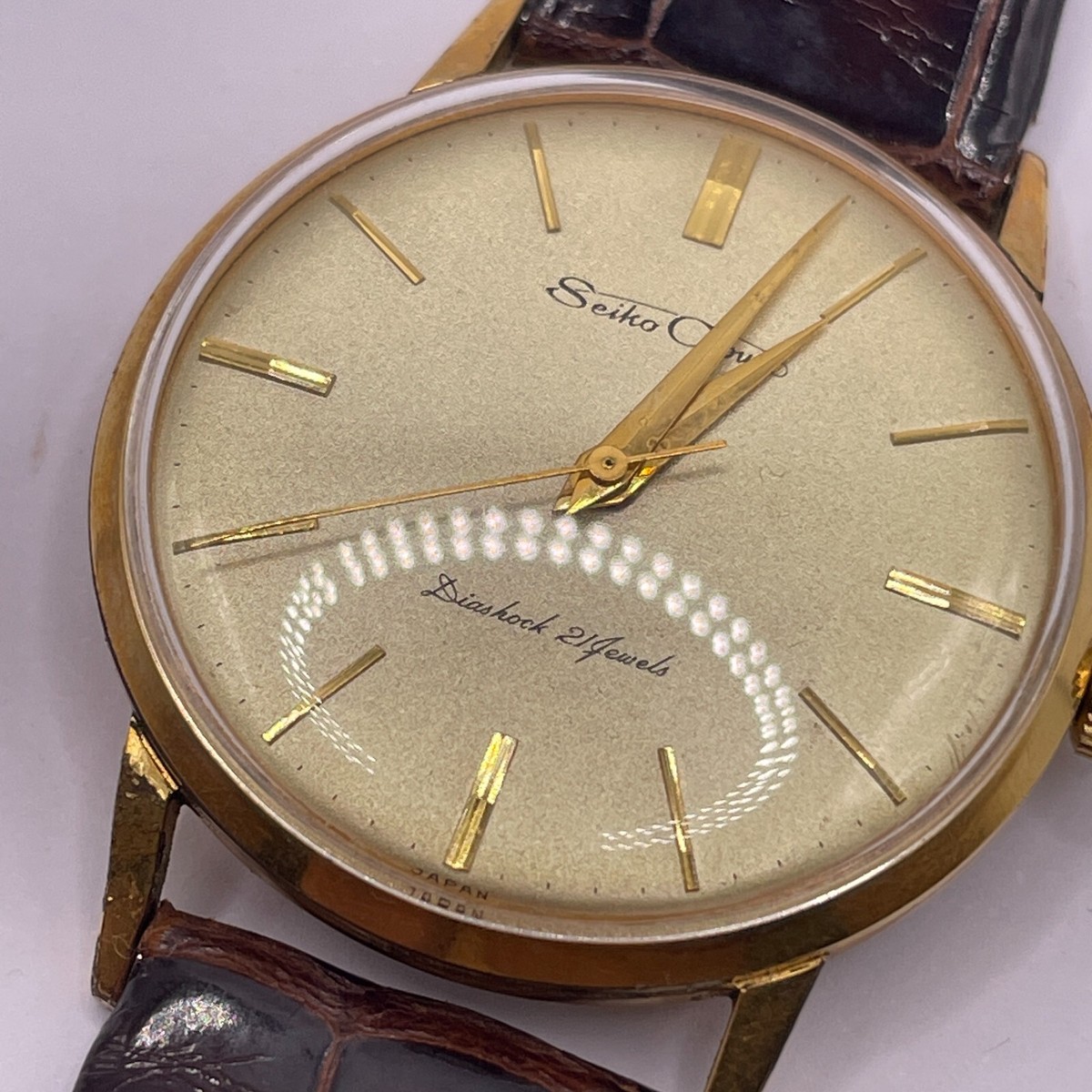 M13103 稼動品 Seiko Crown 手巻き 腕時計 24A3923_600x600_crop_center.
