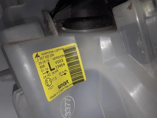 1307022336 Scheinwerfer Links für SMART FORTWO COUPE Básico (45kW) 2016 1370728 - Bild 3 von 10