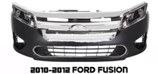 Front Bumper Cover Primed And Grille Assembly Kit For 2010-2012 Ford Fusion