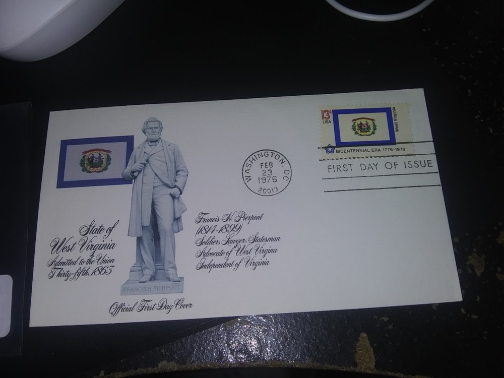 1976 FIRST DAY OF ISSUE STATE FLAGS OF THE UNITED STATES