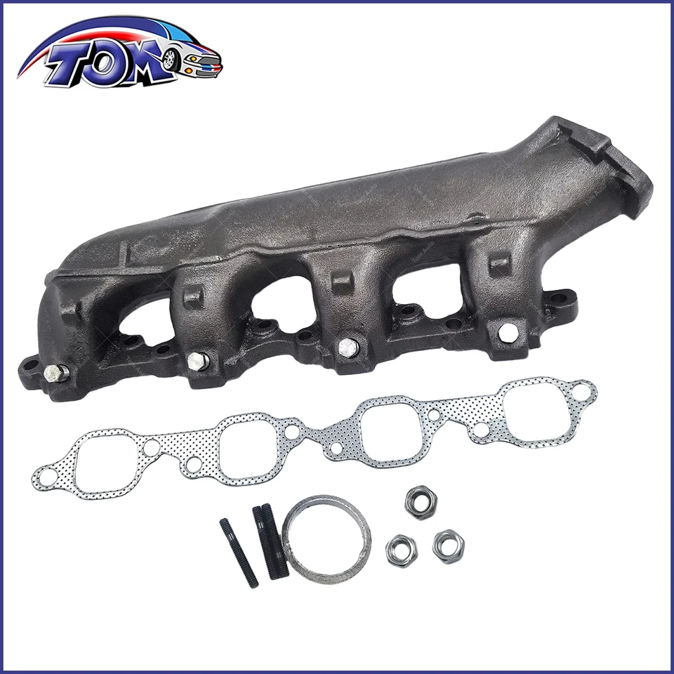 Colector de escape derecho para camioneta Chevrolet C10 1966-1991 GMC C1500 7,4 L V8 Foto 2 de 2