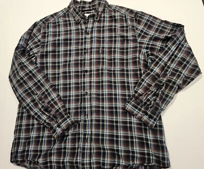 Columbia Mens Size XL Plaid/Checker Long Sleeve Button Down Shirt 100% Cotton - Image 1 of 4