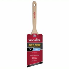 Wooster Gold Edge Angled Paint Brush, Synthetic, All Sizes,
