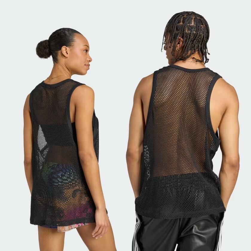 adidas Jeremy Scott JY2020 Mesh Tank Top Black | eBay