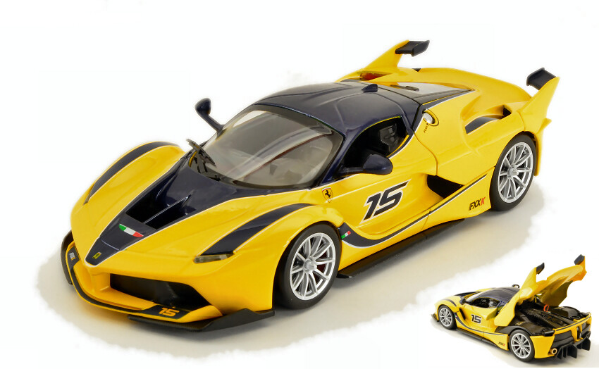 Modellino auto scala 1:24 Burago  FERRARI FXX K (KERS)  N.15  1:24 modellismo...