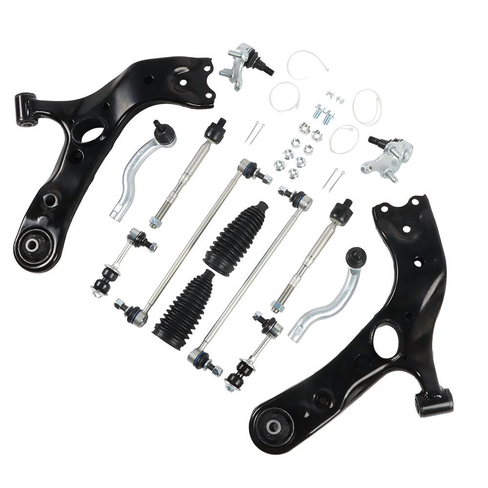 14pc Front Lower Control Arm Sway Bar Link Tie rod Kit for 2006-2018 Toyota RAV4