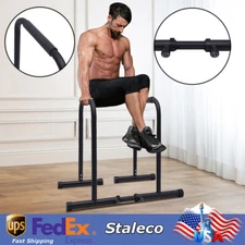 Portable Calisthenics Dip Station Single & Double Bars Body Equipment for Home